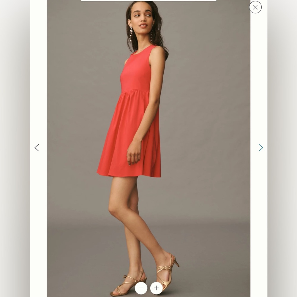 NWT- Anthropologie Maeve back bow mini dress❤️❤️❤️❤️